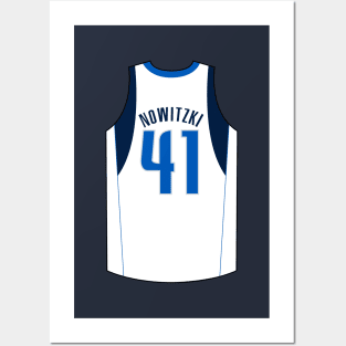 Dirk Nowitzki Dallas Jersey Qiangy Posters and Art